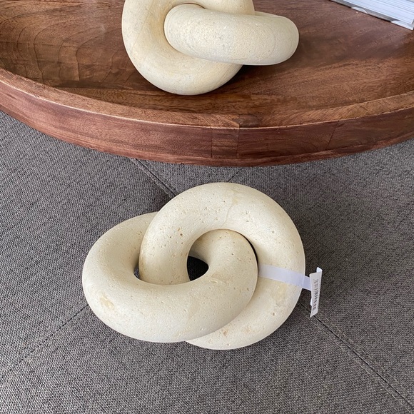 Limestone Knot Figurine Threshold Studio McGee - Picture 2 of 9